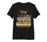 Mata a la Horda Dorada Imperio Mongol Genghis Khan Batu Khan Camiseta Premium