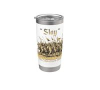 Mata a la Horda Dorada Imperio mongol Genghis Khan Batu Khan Vaso térmico de acero inoxidable de doble pared