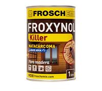 Matacarcoma para Madera 1L - Elimina Carcoma Activa y Previene Reinfestación | Base Agua Sin Olor | Tratamiento Preventivo y Curativo Interior/Exterior | Secado 24h | Froxynol Killer
