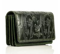 Matador Cartera de Mujer de Piel roja #Venecia con Elegante Caja de Regalo, Elegante Cartera para Mujer, tamaño Mediano con Bloqueo RFID, Cartera de Lujo para Mujer, tamaño Mediano, Muchos