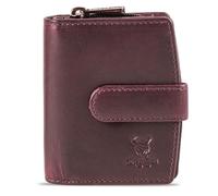 MATADOR Cartera pequeña de piel #Valencia MINI con elegante caja de regalo, elegante billetera pequeña para mujer con bloqueo RFID, mini cartera de lujo con muchos compartimentos para tarjetas, color