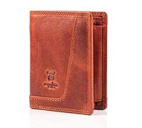 MATADOR Lugo - Cartera de piel para hombre con compartimento secreto, incluye elegante caja de regalo, elegante cartera para hombre, protección RFID, cartera de lujo para hombres, muchos