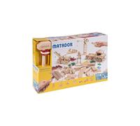 Matador Matador-E318 Produktion in Österreich, PEFC-zertifiziertes Holz Explorer E318 Baukasten Holzspielzeug, Multicolor, Medium (11318)