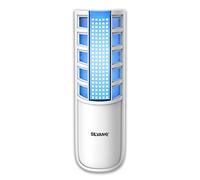 Matainsectos Eléctrico con Trampa Adhesiva - Incluye 2 Tubos de Rayos UVA de Larga Duración - Atrapa Polillas y Moscas - Potencia 9W - Exposición 360º - Para Controlar Plagas de Insectos - Silvano