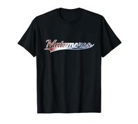 Matamoros Patriotic Red White and Blue Graphic Camiseta
