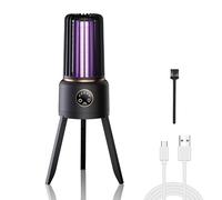 Matamoscas eléctrico, matamoscas y mosquitos, trampa atrayente para insectos, potente matamoscas, lámpara colgante para el hogar, patio, interior y exterior