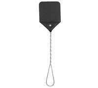 Matamoscas pesado - Matamoscas de cuero resistente manual | Práctico para colgar moscas con mango largo estable, perfecto para el hogar, terraza, cocina, exterior