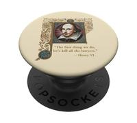 Matar A Todos LOS Abogados Shakespeare Cita Enrique Vi, Parte 2 PopSockets PopGrip Adhesivo
