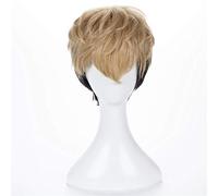 Matar Acechar Sangwoo Cosplay Peluca Corta Lino Negro Ombre Pelo sintético resistente al calor Fiesta de Halloween Anime Disfraz Pelucas KUJ6471