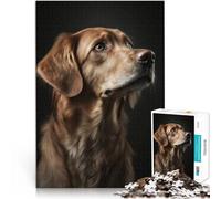 Matar el Tiempo en Vacaciones en casa Retrato de Perro Puzzle de 1000 Piezas para Adultos 26x38cm con póster a Juego y Hoja de Trivia Apto para Mayores de 14 años.