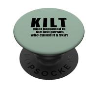 Matar lo Que sucedió lo llamó Falda Escocia Escocia Meme PopSockets PopGrip Adhesivo