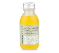MATARRANIA Aceite Corporal Reafirmante Anticelulítico BIO 100% Natural | Mejora Celulitis y Piel de Naranja | Drenaje Linfático, Circulación y Masaje Corporal | Aceite Ecológico con Café y Pomelo