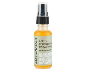 MATARRANIA Aceite Regenerador Rosa Mosqueta Puro 100% BIO 30 ml | Atenúa Cicatrices y Manchas | Aceite Reparador Facial y Corporal, Piel Vivida y Arrugas, Enriquecido con Aceite de Oliva Virgen Extra