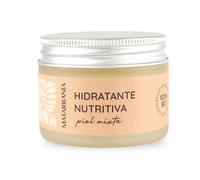 MATARRANIA Crema Hidratante Nutritiva Facial para Piel Mixta, Crema Natural Bio sin Agua, Bálsamo Nutritivo Concentrado con Karité y Aceites Vegetales, Equilibra Sebo, No Comedogénica