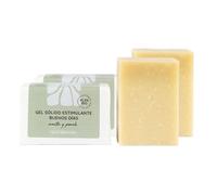 MATARRANIA Gel Sólido Relajante Buenos Días Pack 2 Unds, Gel Ducha Corporal 100% Natural y 100% Bio Certificado, Espuma Cremosa, Biodegradable, Menta y Pomelo, Sin Conservantes ni Químicos Sintéticos
