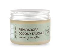 MATARRANIA Reparadora de Codos y Talones 100% Natural, Bálsamo Reparador para Talones Agrietados y Codos, Crema de Pies Nutritiva para Grietas, Durezas y Piel Muy Seca, Tratamiento Zonas Muy Secas