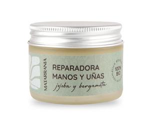 MATARRANIA Reparadora Manos y Uñas 100% Natural, Bálsamo Concentrado sin Agua para Manos Muy Secas y Agrietadas, Nutre, Repara Grietas y Fortalece Uñas y Cutículas, Hidratante Intensiva Unisex