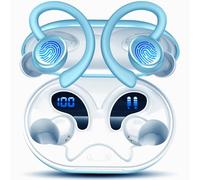 Matast 2026 Nueva Auriculares Inalambricos Deportivos, Auriculares Bluetooth 5.4 HiFi Estéreo con 4 HD Mic, 50H Cascos Inalambricos Bluetooth, IP7 Impermeable Cascos/Pantalla LED