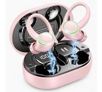 Matast Auriculares Inalambricos, Auriculares Bluetooth 5.4 HiFi Estéreo, 50H Cascos Inalambricos Bluetooth con Cancelacion Ruido ENC, IP7 Impermeable Cascos, Pantalla LED