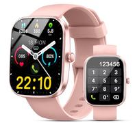 Matast Reloj Inteligente Hombre Mujer, 1.96" Smartwatch con Llamadas Bluetooth y Whatsapp Notificación, IP68 Pulsera Actividad con 100+ Modos Deportivos, Rosado