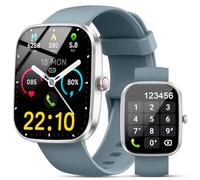 Matast Reloj Inteligente Hombre Mujer, 1.96" Smartwatch con Llamadas Bluetooth y Whatsapp Notificación, Pulsómetro, IP68 Pulsera Actividad con 100+ Modos Deportivos, Monitor de Sueño para Android iOS