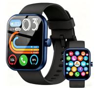 Matast Reloj Inteligente Hombre Mujer, 1.96" Smartwatch con Llamadas Bluetooth y Whatsapp Notificación, Pulsómetro, IP68 Pulsera Actividad con 100+ Modos Deportivos, Monitor de Sueño para Android iOS
