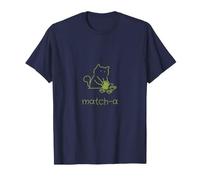 Match-a Cute Cat Pouring Green Tea Matcha Camiseta