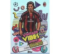 Match Attax 2024 2025 Zlatan Ibrahimovic Vintage Vibes Legend Trading Card