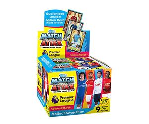 Match Attax EPL MA1718P - Juego de Cartas coleccionables de la Temporada 2017/2018 de la "Premier League (no necesariamente en español)