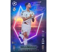 Match Attax Jude Bellingham Limited Edition Time to Shine - Tarjeta de intercambio 2024-2025, papel, acción deportiva, amarillo y negro
