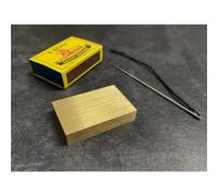 Match-Box - Trucos mágicos de penetración de aguja a través de bloque de latón, magia, mago, primer plano, ilusiones, trucos, accesorios de escenario, magia