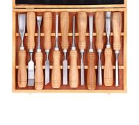 Match-cid para Madera, Cojín de Cojín de 12 Partes con Hoja CRV y Mango de Madera para Esculturas de Madera Esculturas de Bambú Escultura Artesanía