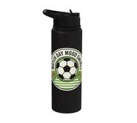 Match Day Mood Swings Funny Soccer Fan Saying Football Stainless Steel Insulated Water Bottle