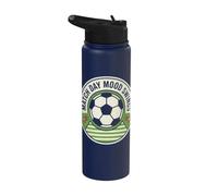 Match Day Mood Swings Funny Soccer Fan Saying Football Stainless Steel Insulated Water Bottle