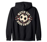 Match Day Mood Swings Funny Soccer Fan Saying Football Sudadera con Capucha