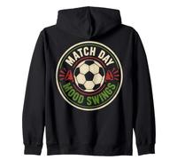 Match Day Mood Swings Funny Soccer Fan Saying Football Sudadera con Capucha