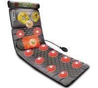 Match Match Mattress con 20 codos de masaje Shiatsu Difusión, 9 modos 9 niveles, estera de masaje calentada de cuerpo completo para cuello y espalda, almohadilla de calentamiento de relajación de