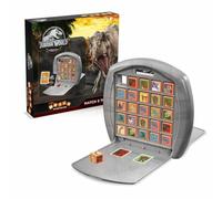 Match Parque Jurasico - Juego de Mesa para Niños de Top Trumps - Conecta en Línea a 5 de tus Dinosauritos Favoritos de Jurassic World, 1 unidad