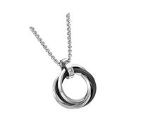 -Match Titanium Necklace Tricyclic Chain Pendant Hip Hop Jewelry for Men