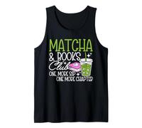 Matcha Amante del Té Verde Hielos Matcha Latte Camiseta sin Mangas
