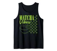 Matcha Amante del Té Verde Hielos Matcha Latte Camiseta sin Mangas