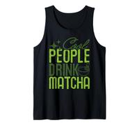 Matcha Amante del Té Verde Hielos Matcha Latte Camiseta sin Mangas
