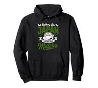 Matcha Amante del Té Verde Hielos Matcha Latte Japón Sudadera con Capucha