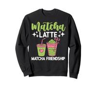 Matcha Amante del Té Verde Hielos Matcha Latte Sudadera