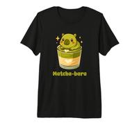 Matcha-bara Carpincho Té Matcha Kawaii Lindo Verde Camiseta Premium