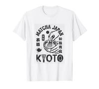Matcha - Batidor de té Verde Estilo Kyoto Estilo Retro café Camiseta