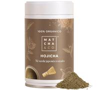 Matcha & CO: Hojicha Orgánico de Japón en Polvo - Té Verde Tostado 100% Natural - Sabor Ahumado con Notas Tostadas - Bajo en Cafeína y Rico en Antioxidantes