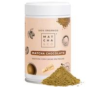 Matcha & CO Té Matcha Chocolate (80 gramos) 100% Orgánico de Grado Ceremonial | Con Cacao en Polvo | Té Verde Orgánico de Japón, 80G 100% Natural, sin Azúcar