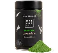 Matcha & CO Té Matcha en Polvo Premium 100% Ecológico, Orgánico y Natural 80g - Té Verde en Polvo Ceremonial de Japón