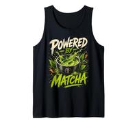 Matcha Green Japanese Tea Drink Beverage Humor Camiseta sin Mangas
